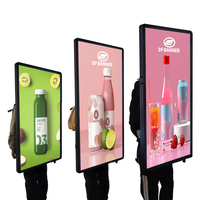 Equipo Publicitario Portátil de Moda, Caja de Luz Resistente, Pósteres Impresos Personalizados de Fábrica, Mochila con Cartel Luminoso, Pantalla LED