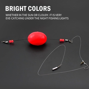 Nouveau 1000 pièces/sac perles métalliques lumineuses Fluorescent plastique mer pêche leurre espace haricot <span class=keywords><strong>nuit</strong></span> perle perles accessoire - Product Image 4