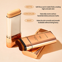 Stick correcteur et fond de teint 2 en 1 à marque privée avec pinceau, hydratant, waterproof, couvrance totale et fini mat longue tenue