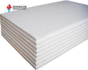 Plat de fibre en céramique à isolation thermique de mullite polycristalline à hautes températures de matériau réfractaire - Product Image 2
