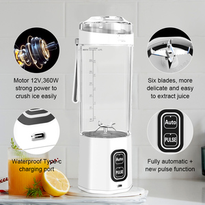 Potente Licuadora Portátil de 700 ml, 6 Cuchillas de Alto Rendimiento, Batería de Larga Duración de 6000 mAh - Product Image 5