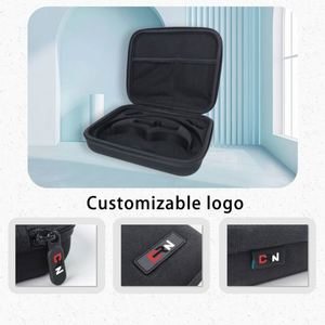 Étui rigide grand format pour casque audio, étanche, en EVA, pour voyage, boîte de rangement pour casque, noir, Oxford, sac pour casque sans fil en EVA - Product Image 5