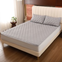 Protège-matelas imperméable de luxe en polyester matelassé à ultrasons, hypoallergénique, anti-acariens, taille personnalisée