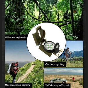 <b>Waterproof</b> High Compass, Professional Metal Sight for Outdoor Hiking & Mountaineering, Sports Gadget - Product Image 5