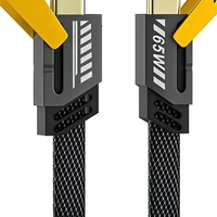Kabel Data Pengisian Cepat Tipe-C 4-in-1 Berbahan Nilon Kepang dan Paduan Seng (PD 27-65W, Gaya Blade King Mecha)
