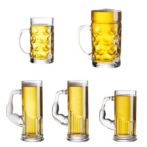 Frosted thiết kế cơ bắp bia cổ điển Stein công suất lớn trái cây Thủy Tinh tách trà với xử lý cốc bia cho bar & nhà hàng sử dụng - Product Image 6