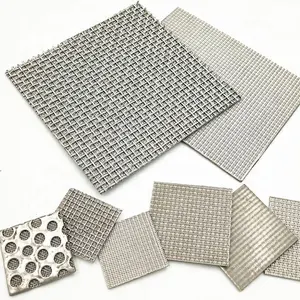 רב-שכבה sintered רשת עבור 5um באש sintered ארוג חוט רשת מסנן מדיה