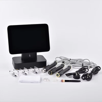 Kit de machine faciale haute fréquence Pro Oxygen 3-en-1 avec capsules d'oxygène et machine à bulles de CO2