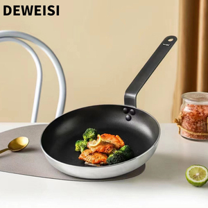 DEWEISI Nonstick <strong>Frying</strong> <strong>Pan</strong> with Lid Non Stick Stainless Steel Skillet with Handle <strong>Oven</strong> Safe Non Stick Induction Cooking Fry <strong>Pan</strong> - Product Image 2
