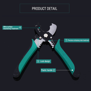 Cortador de Cables Autoajustable de 8 Pulgadas, Herramienta Métrica Automática para Pelar Cables, Alicates de Corte y Prensado - Product Image 6