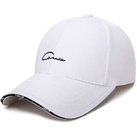 Nouvelles casquettes quatre saisons décontractées avec broderie graphique, casquettes de baseball polyvalentes pour l'extérieur, casquettes courantes 100% coton pour hommes et femmes