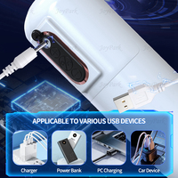 Leistungsstarker Teleskop-Vibrationsmasturbator für Männer Automatische Kolbensimulation USB-Aufladbar IPX7 Wasserdicht-Umweltfreundlich