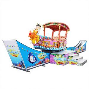 Jeux de carnaval : Voiture volante, Bateau, Nave spatiale, Bateau pirate, Piste gonflable en fibre de verre et acier pour manèges de parcs d'attractions intérieurs/extérieurs - Product Image 1