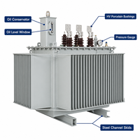 Wanbo-428 Wanbo S11 315kVA 3 Faz Yağlı Tip Güç Trafosu 10kV 0.4kV Dağıtım İçin