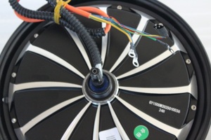 Motor de buje sin escobillas de alta potencia de 16 pulgadas, 60V 1500W, para bicicleta eléctrica con neumático ancho 16*3.0 - Product Image 5