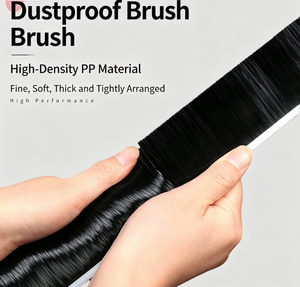 <b>Desk</b> <b>Black</b> Silver Cable Box Aluminum Alloy square Brush Cable Box <b>Computer</b> Desktop Threading Cover Office Threading Hole - Product Image 2