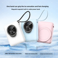 YONGYUAN Batterie externe portable mini haute capacité 10000mAh, charge rapide 22.5W, bloc d'alimentation externe pour smartphones