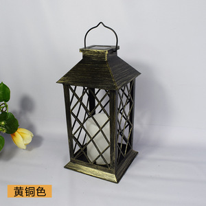 <b>Solar</b> Garden <b>Lantern</b> Led Candle <b>Light</b> Hanging Outdoor Decorative Lighting For Patio Yard - Product Image 3