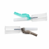 Aiguille de prélèvement sanguin de type stylo, fournisseur d'usine Sol-KL, OEM, avec verrou de sécurité, pour prélèvement multi-échantillons, avec support pré-attaché