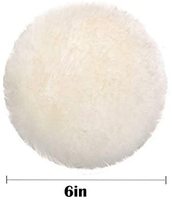 Tampon de laine pour polissage des ongles, disque en feutre blanc, avec support en Fiber de verre, pour polisher les ongles