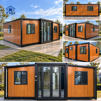 Maison conteneur pliable de 20 pieds, installation rapide, bâtiment modulaire pour hébergement d'urgence et temporaire
