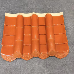 Material de techado de terracota esmaltado opaco <span class=keywords><strong>restaurante</strong></span> de Villa de templo de estilo chino - Product Image 2