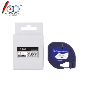 Compatible <span class=keywords><strong>Dymo</strong></span> <span class=keywords><strong>Letra</strong></span> etiqueta cinta de plástico 12267, 91201, 91202, 91203, 91204, 91205, 12mm * 4m - Product Image 5