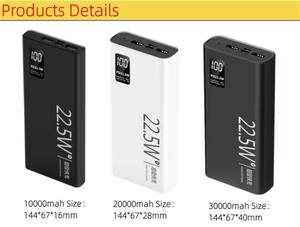 <span class=keywords><strong>Batterie</strong></span> <span class=keywords><strong>externe</strong></span> 50000mAh grande capacité avec LED, charge rapide 2.1A pour téléphones <span class=keywords><strong>Xiaomi</strong></span> Samsung - Product Image 2