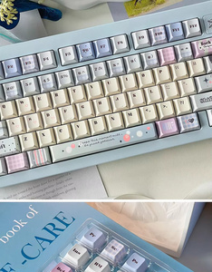 Teclas PBT con Diseño de Burbujas Tipsy, Perfil Cherry de Cinco Lados, 129 Teclas para Interruptores <span class=keywords><strong>Mx</strong></span>, Teclado Mecánico 61/64/68/104/108 - Product Image 6