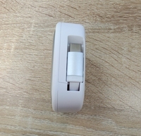 Kit Adaptador USB Multifunción 3 en 1 Portátil de 60W, Cable de Carga Retráctil para Dispositivos iOS y Computadoras, Conductor de Cobre Puro 3A