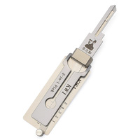 Envío Rápido Lishi 2 en 1 KW1 Pick para Cerraduras Kwikset Herramientas de Suministro para Cerrajeros para Cerraduras Civiles de Puertas del Hogar