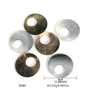 Giá thấp nguyên mẹ của ngọc trai vỏ khắc vòng cổ quyến rũ đối với trang sức làm - Product Image 3