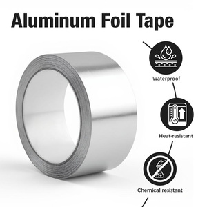 Gia Cố Dính Sticker Chịu Nhiệt Không Thấm Nước Vải Sợi Thủy Tinh Nhôm Lá Mỏng Băng Với Nóng Chảy Acrylic Dính - Product Image 2