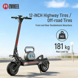 Scooter Eléctrico Zwheel GT1 Económico de Doble Motor, 113 km de Autonomía, 116 km/h de Velocidad, Diseño Plegable, Rendimiento Equilibrado para Usuarios con Presupuesto Limitado - Product Image 2