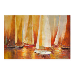 Fornitore della cina coltello per tavolozza dipinto pesante impresional Sports Art <span class=keywords><strong>barche</strong></span> <span class=keywords><strong>a</strong></span> <span class=keywords><strong>vela</strong></span> dipinti astratti di paesaggi marini - Product Image 5