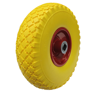 Rueda Sólida para Carro de Almacén / Sacos, Llanta Metálica de 20 mm. - Product Image 1
