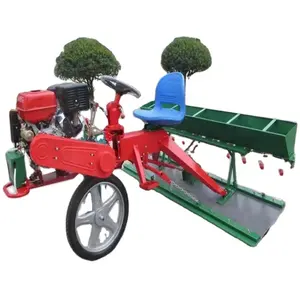 Nigeria Portable Hand Push Rice Paddy Seeder máquina de maceta de arroz Mini trasplantadora de arroz para la venta