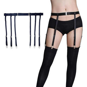 Bretelles de jarretière pour femmes, style europé<span class=keywords><strong>en</strong></span> <span class=keywords><strong>et</strong></span> américain, <span class=keywords><strong>bas</strong></span> élastiques, boucles de jarretière antidérapantes, vêtements <span class=keywords><strong>et</strong></span> accessoires - Product Image 1