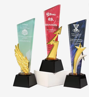 Trofeo de Cristal con Grabado de Sombra para Premios de Competición y Regalos Conmemorativos