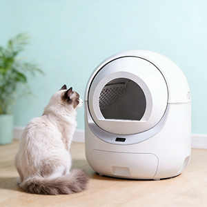 กระบะทรายแมวอัจฉริยะจากโรงงานโดยตรง ทำความสะอาดอัตโนมัติ กำจัดกลิ่น ความจุขนาดใหญ่ ดีไซน์ปลอดภัย ทนทาน - Product Image 1