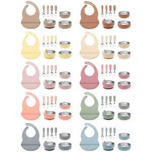 TONGTU <span class=keywords><strong>Assiette</strong></span> pour bébé en acier inoxydable 304 Aspiration Vaisselle pour enfants sans BPA avec plaque à ventouse pour une section de salle à manger sécurisée - Product Image 2
