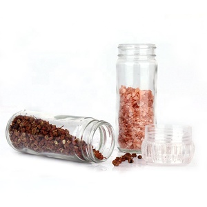 Molino de Especias Manual al por Mayor, Botella de Vidrio de 100 ml y 110 ml, Molinillo Ajustable para Sal y <span class=keywords><strong>Pimienta</strong></span> con Molienda Ajustable - Product Image 5