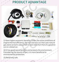 Kit de conversion GPL/GNC 5ème génération 4 cylindres pour véhicules automobiles et générateurs – Meilleur prix FC pour équipement à injection de carburant 4Cyl BRC