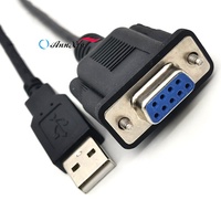 Cable Serial Industrial ANNXIN DB9 RS232 de 9 Pines, Macho a Hembra, Extensión Blindada de Cobre Puro para PLC CNC, Venta al Por Mayor