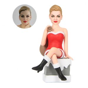 <b>Pole</b> <b>Dancing</b> Girl Figurine Blue Costume Home Desktop Decoration Indoor Living Room Decor Gift - Product Image 2