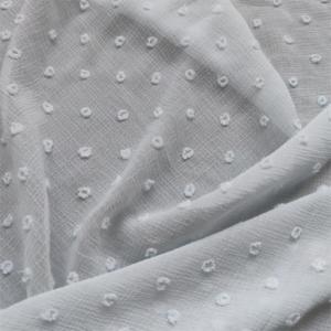 Stock 100% polyester froissé tissu mousseline à pois <span class=keywords><strong>suisse</strong></span> jupe robe foulard musulman - Product Image 6