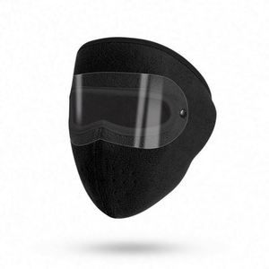 Couvre-chef chaud pour l'extérieur, coupe-vent, protection anti-gel, masque de protection du visage, doublure en polaire, masque de protection du visage épais et résistant au froid - Product Image 1