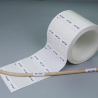 Étiquette de vinyle auto-stratifiante standard militaire facile à appliquer pour les accessoires de câblage de marquage d'avion sécurisé
