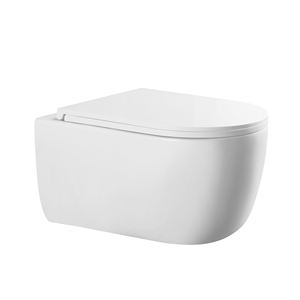 Super September เครื่องสุขภัณฑ์ P แบบแขวนแบบตะวันตก,เครื่องดักจับห้องน้ำแบบแขวนผนังชักโครกแบบยุโรป - Product Image 1