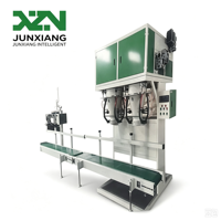 Máquina Cuantificadora Semiautomática de Doble Estación de Alta Precisión de 10-50 KG, de Acero Inoxidable 304, para Gránulos Químicos en Sacos Tejidos